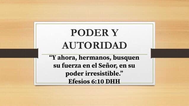Poder y autoridad
